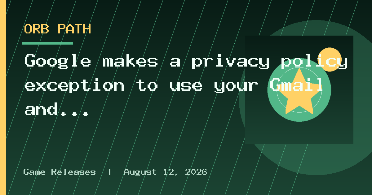 Google makes a privacy policy exception to use your Gmail and Photos data