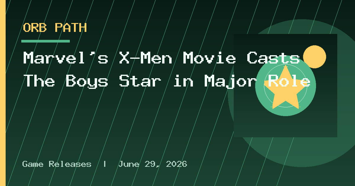 Marvel’s X-Men Movie Casts The Boys Star in Major Role
