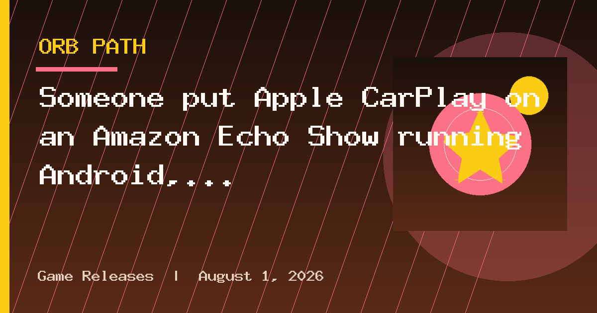 Someone put Apple CarPlay on an Amazon Echo Show running Android, and it