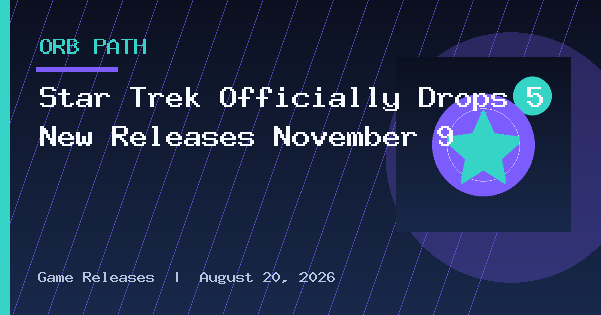 Star Trek Officially Drops 5 New Releases November 9