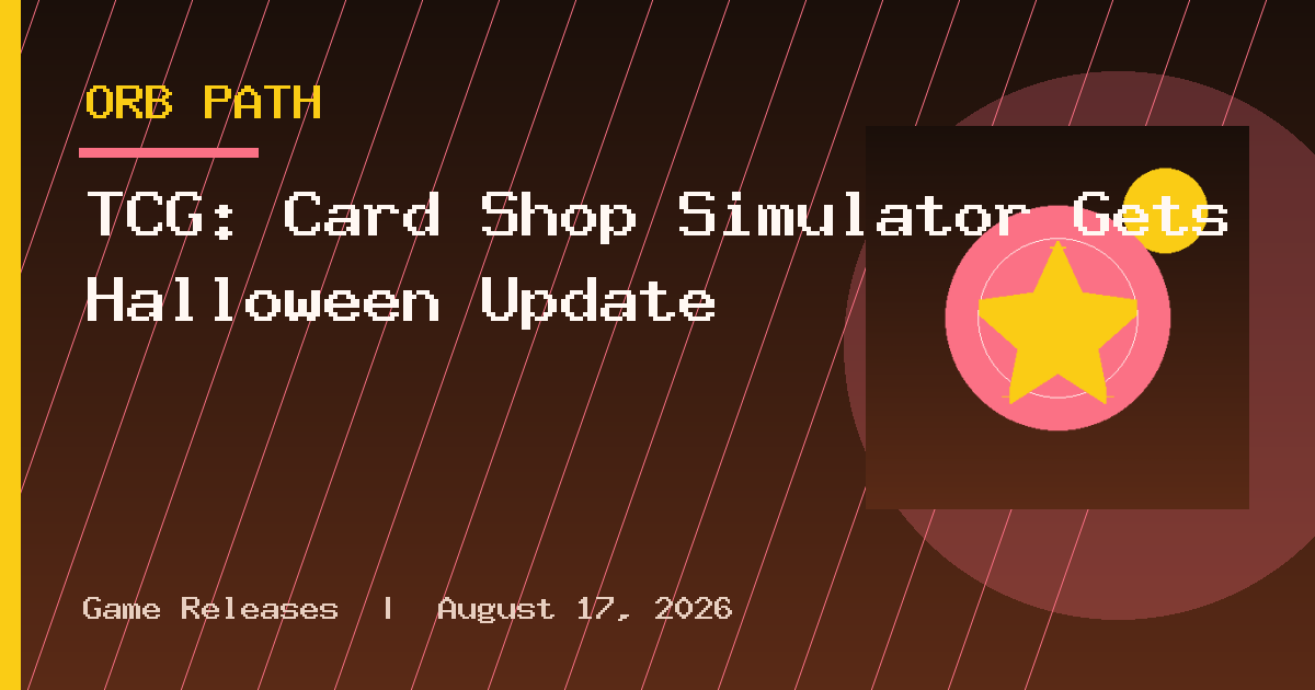 TCG: Card Shop Simulator Gets Halloween Update