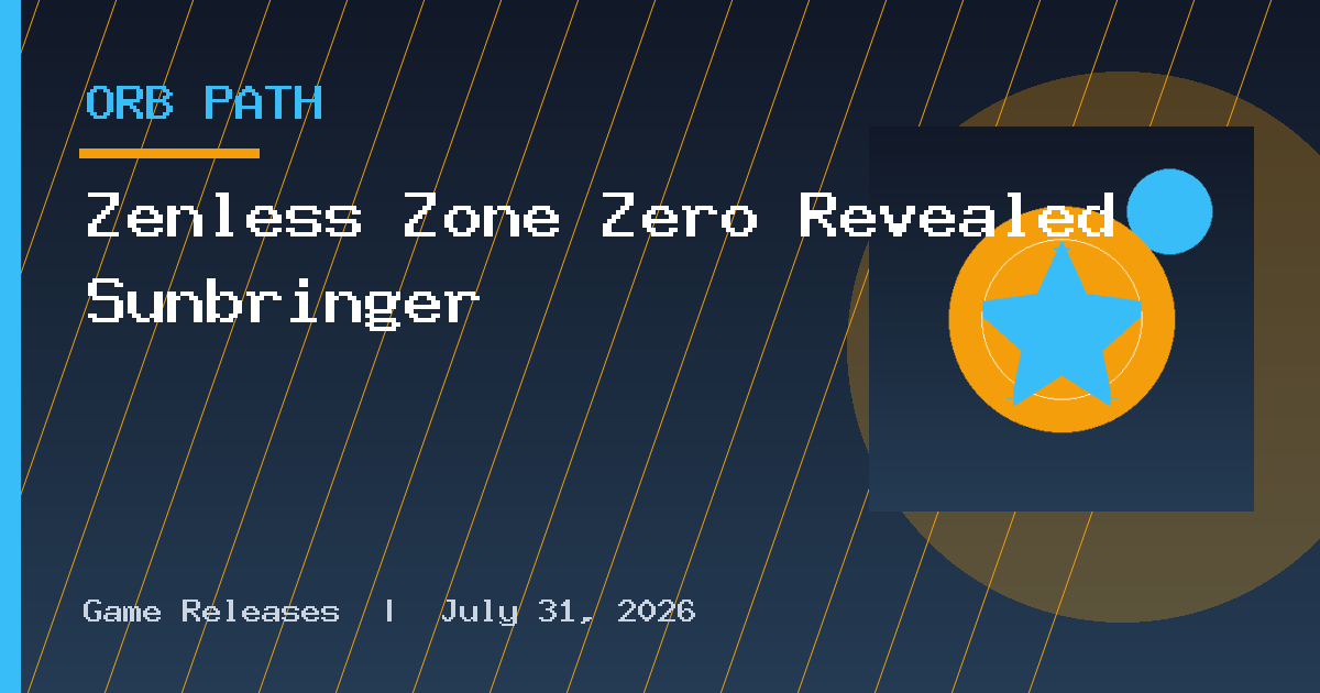 Zenless Zone Zero Revealed Sunbringer